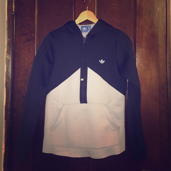 Blue Reflective Adidas Hoodie