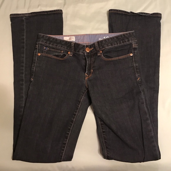 GAP dark wash sexy boot cut jeans - Picture 2 of 4