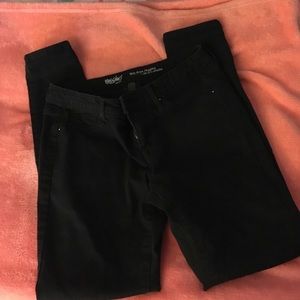 Size 4 (27 S) mid-rise black jegging mossimo jeans