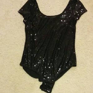 Cavi Black Sequence Bodysuit