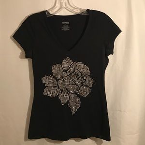 Express Black Tee
