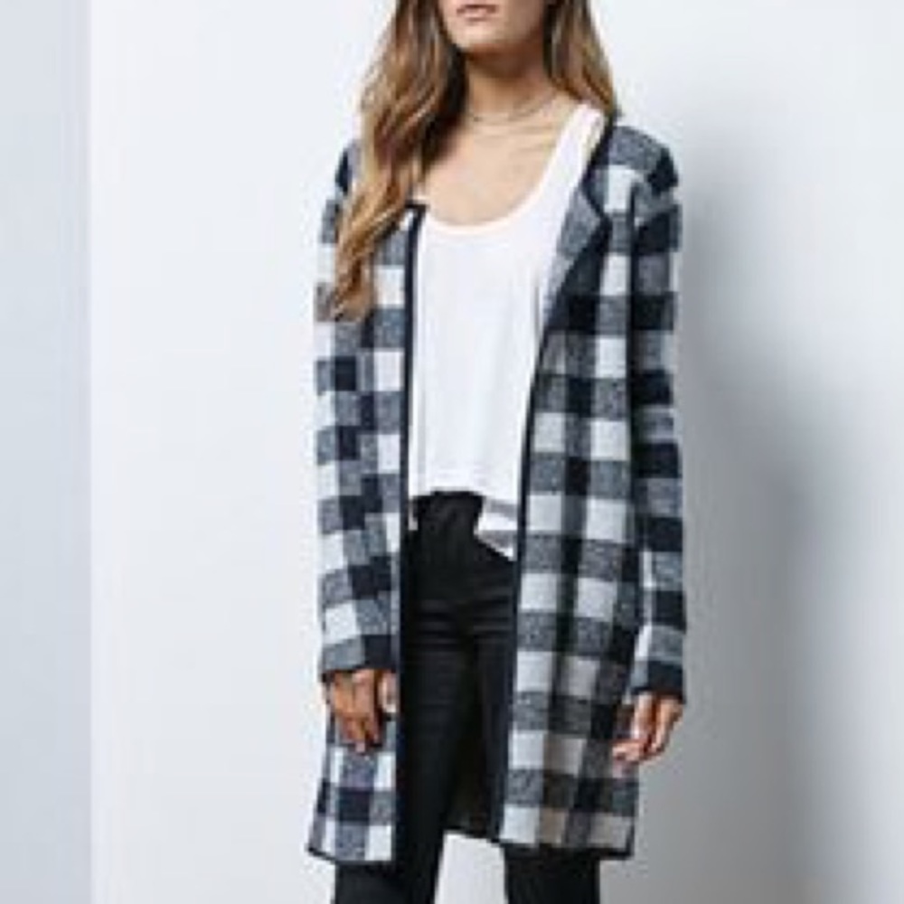 La hearts open cardigan.