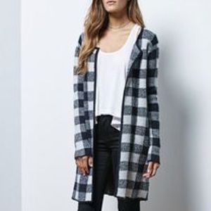 La hearts open cardigan.