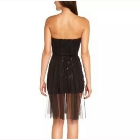 🔥NWT Bcbg maxazria Vienna sequin mesh dress - Picture 2 of 5