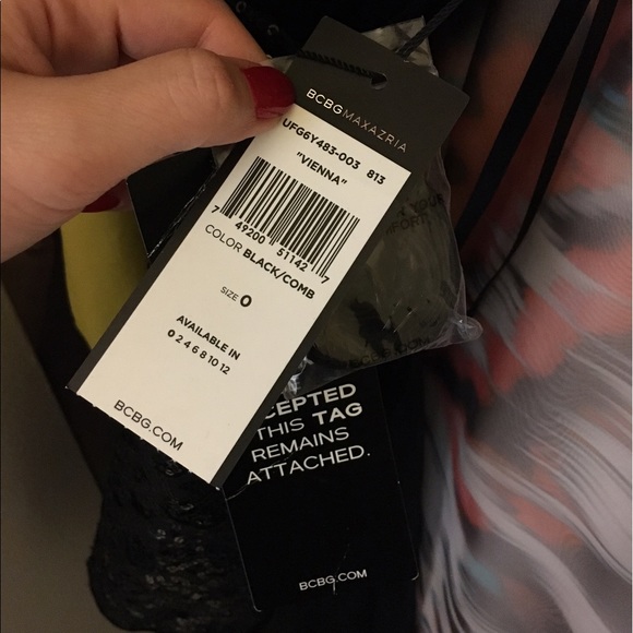 🔥NWT Bcbg maxazria Vienna sequin mesh dress - Picture 5 of 5