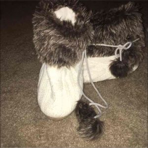 'Winter'  Fur Slippers