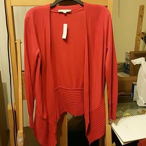 Loft Red Cardigan