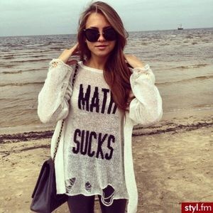 Wildfox Math Sucks