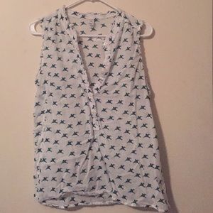 Old navy button-down tank top