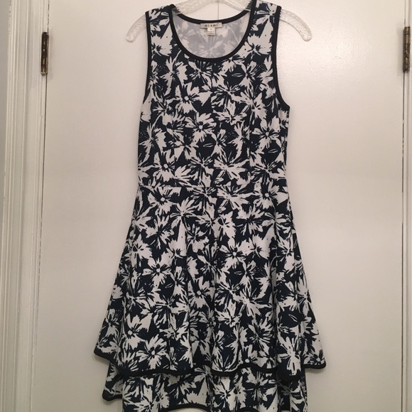 Blue and White Flower dress
