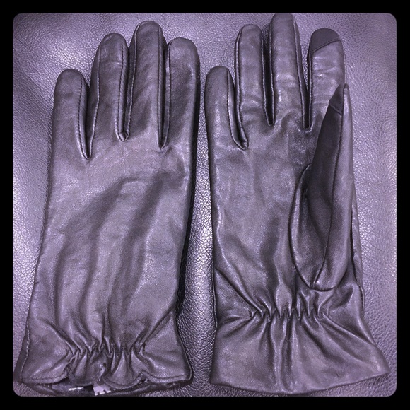 Leather Smart Touch Gloves (womens)