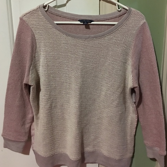 American Eagle sweater with poly-blend back.