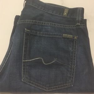 7 for all mankind 31w/29L standard style dark wash