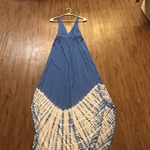 Tie dye maxi dress