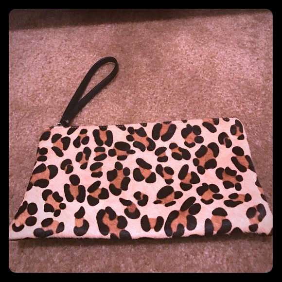 Leopard Wristlet
