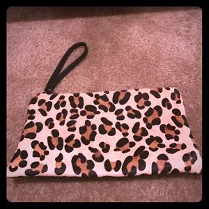 Leopard Wristlet