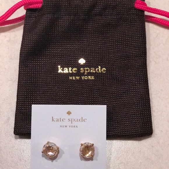 ❌ SOLD ❌ BNWT Kate Spade Gumdrop Earrings - Clear