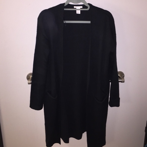 Long Black Cardigan