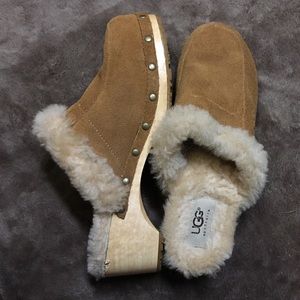 Wooden UGG Clogs