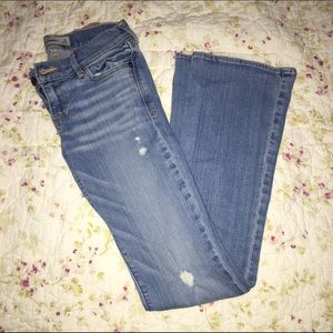 abercrombie kids boot cut jeans