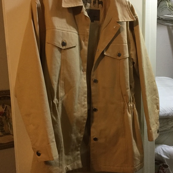 Canvas Coat/sheepskin interior