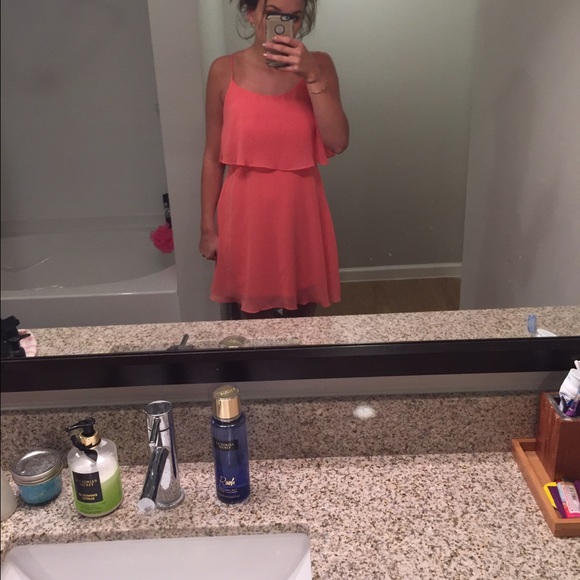 Forever 21 coral sun dress