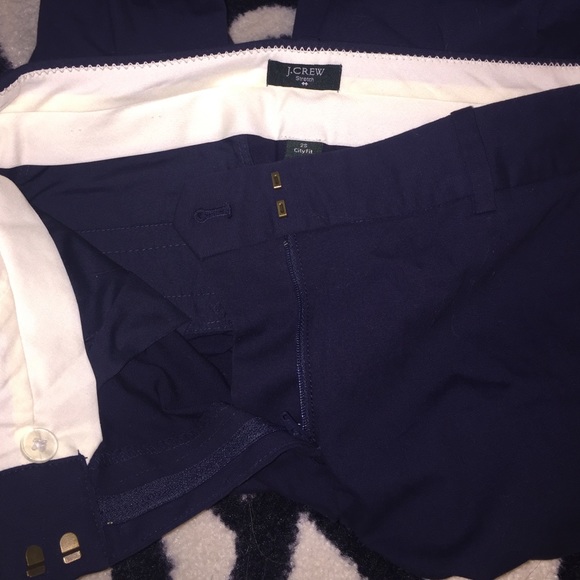 J Crew Addison navy chino pant - straight leg