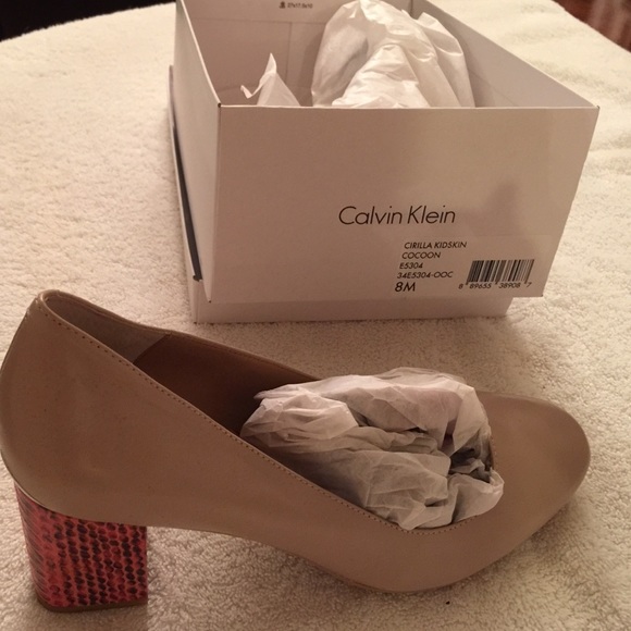 Calvin Klein Cirilla Kidskin Pump 8
