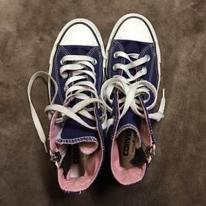 Purple/Pink Hightop Converse