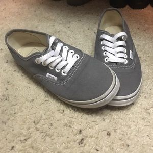 Grey Authentic Vans