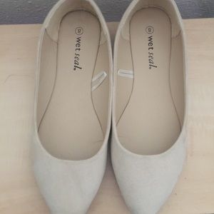 Nude Wet Seal Flats