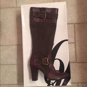 Nine West high boots with heel