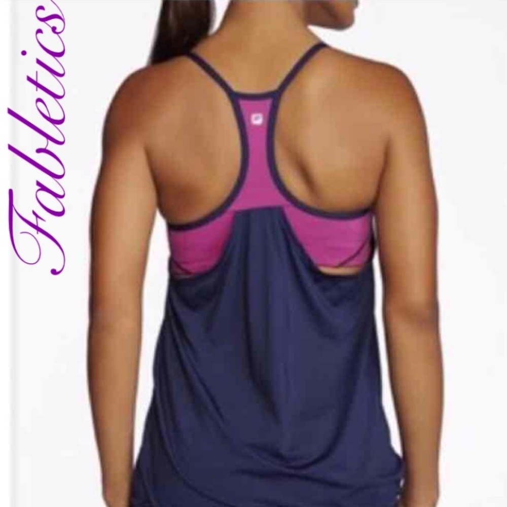 Fabletics purple navy tank top size XS - Picture 1 of 4
