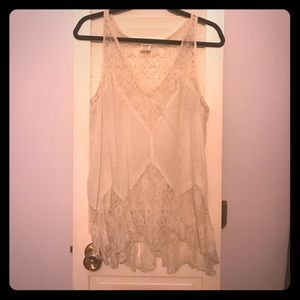 Lace tank