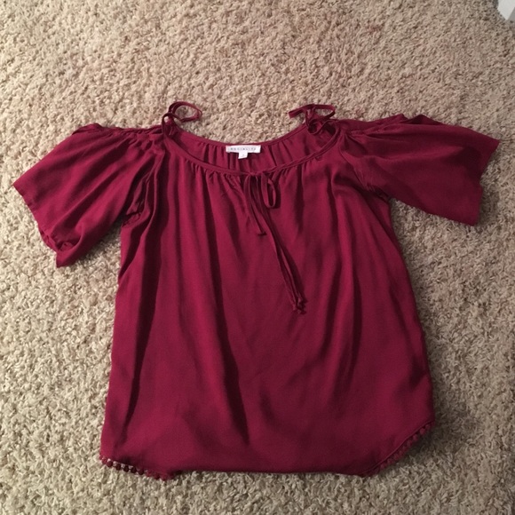 Off the shoulder boho shirt