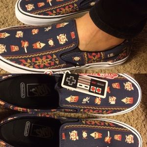 NEW VANS X NINTENDO ZELDA SLIP ON mens 8 woman 9.5