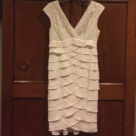 Adrianna Papell white dress