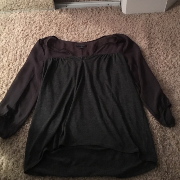 Long sleeve sheer shirt