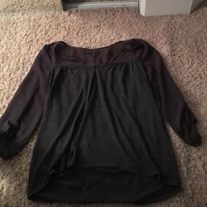 Long sleeve sheer shirt