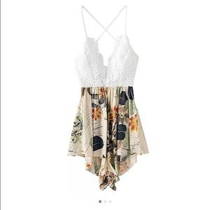 Floral Romper