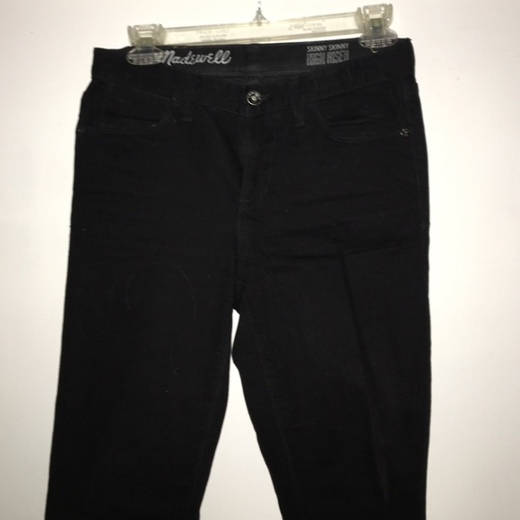 Madewell Skinny Skinny High Riser Jeans 25 Black