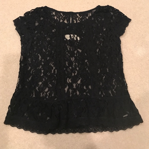 Abercrombie and fitch lace shirt