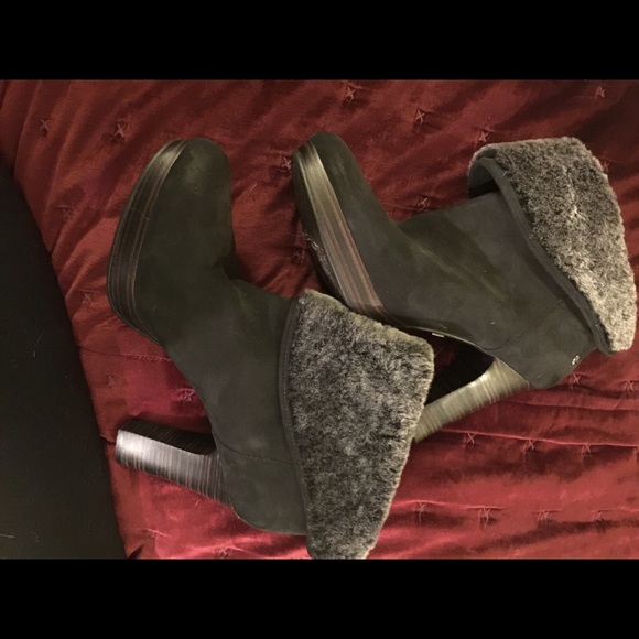 Ugg platform ankle boots
