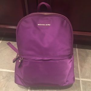 Michael Kors backpack. Nylon. Purple