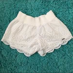 abercrombie kids lace eyelet shorts