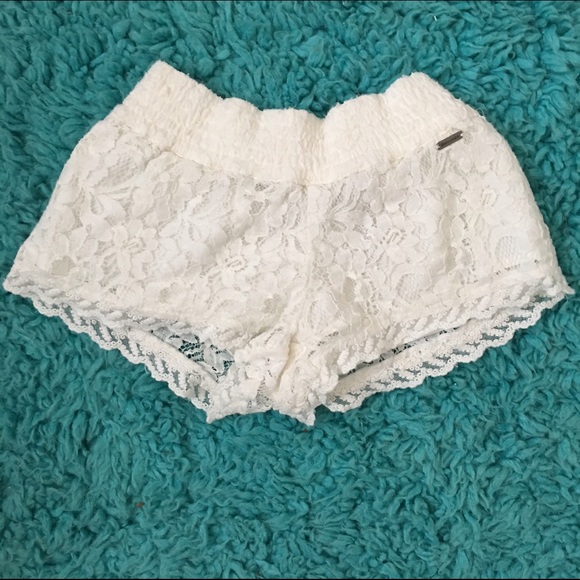 abercrombie kids lace shorts