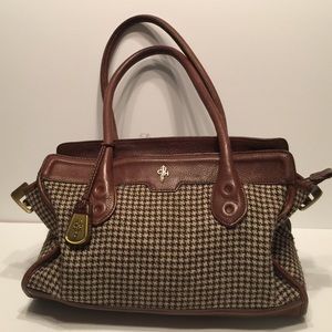 Cole Haan Houndstooth Satchel