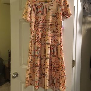 Lularoe Amelia Dress Size L