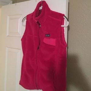 Patagonia pink retool vest