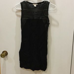 NWOT Leather Cutout Bodycon Dress